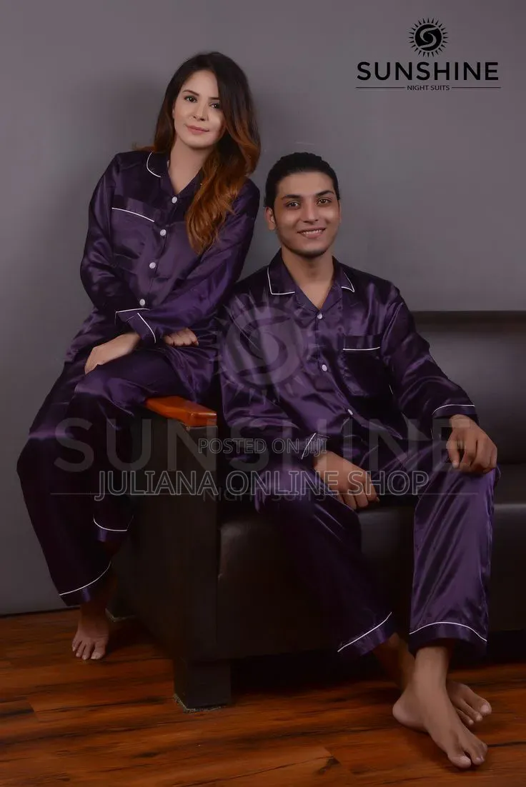 Couple Silky Pajamas