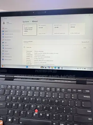 Laptop Lenovo ThinkPad X1 Yoga 16GB Intel Core i7 SSD 256GB