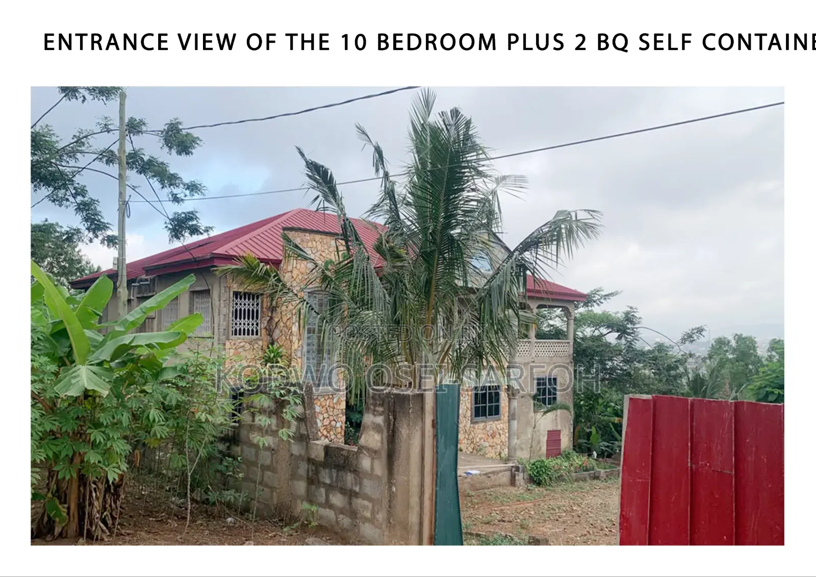 10bdrm House in Acp Pokoase Estate, Pokuase for sale