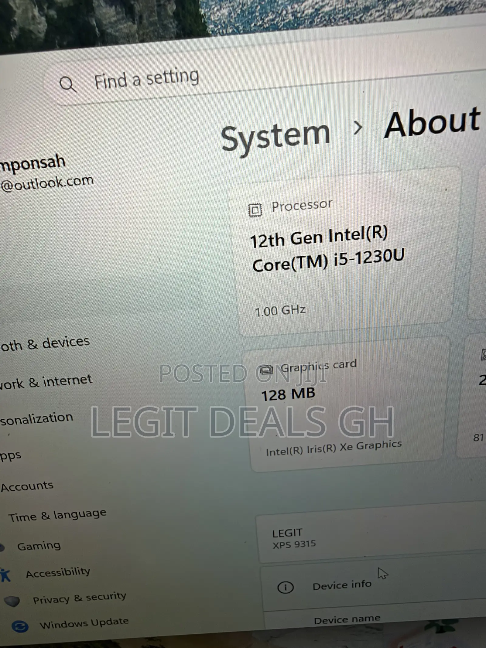 Laptop Dell XPS 13 9315 8GB Intel Core i5 SSD 512GB