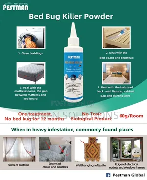 Pestman Bed Bug Killer Powder
