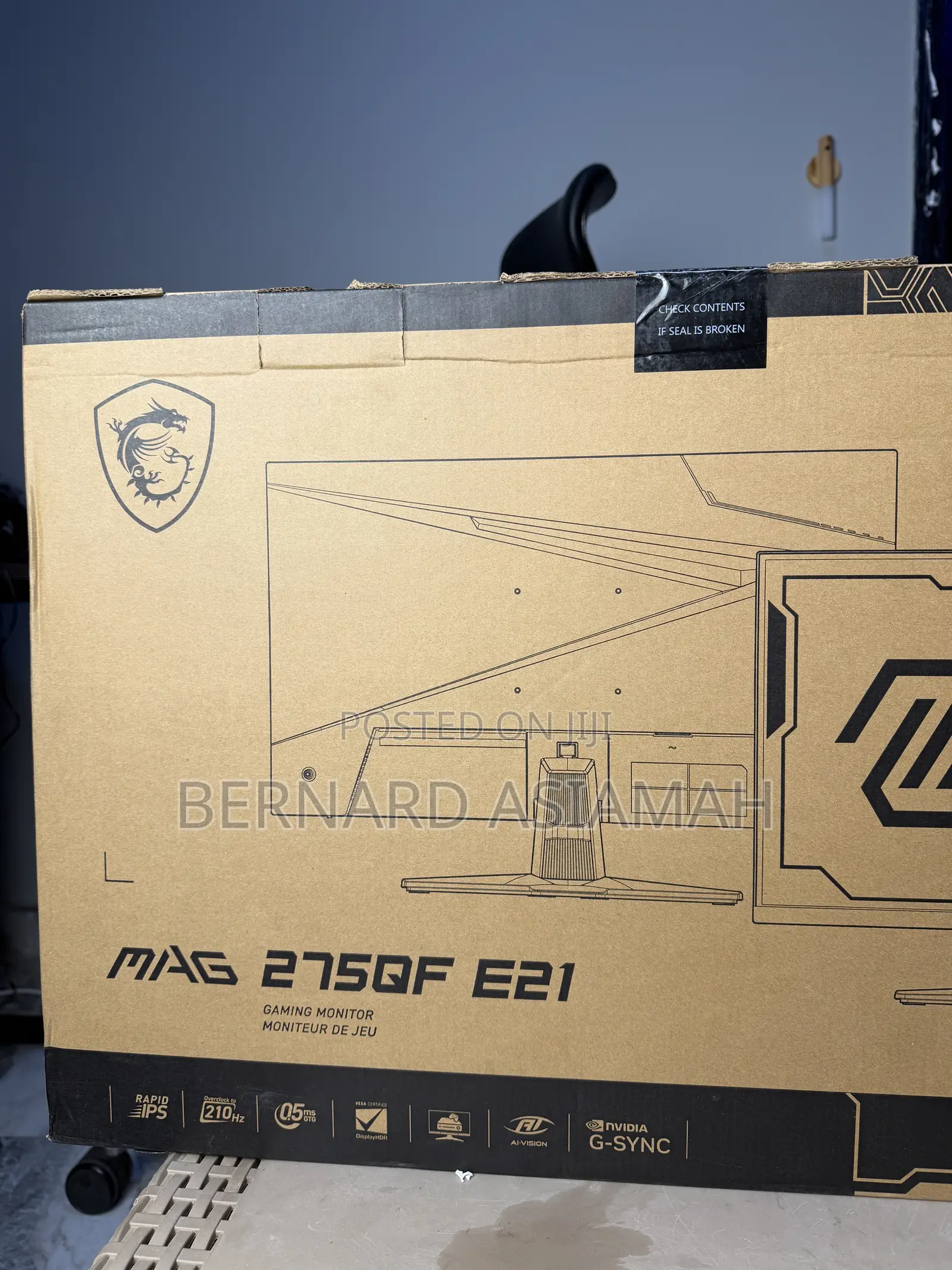 Msi Mag 272qpf 27 Inches Gaming Monitor