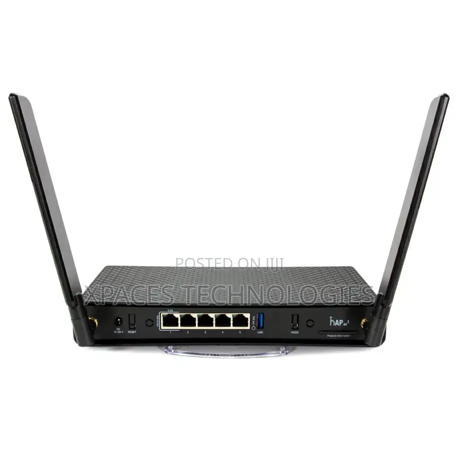 MikroTik hAP Ax3 WiFi 6 Router Gen6 Dual-Band Home Office Router