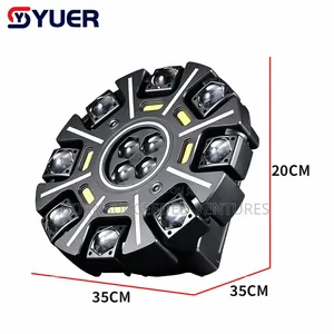 12x10W RGBW LED Bee Eye 8 Arm Little Diamond Moving Head Light Laser