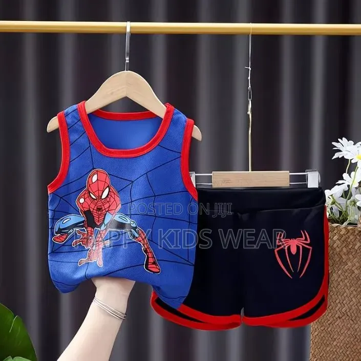 2piece Spiderman Basketball Wear