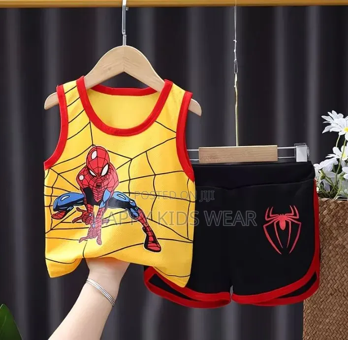 2piece Spiderman Basketball Wear
