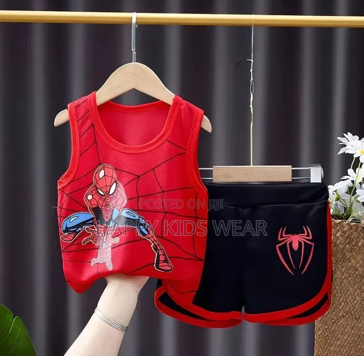 2piece Spiderman Basketball Wear