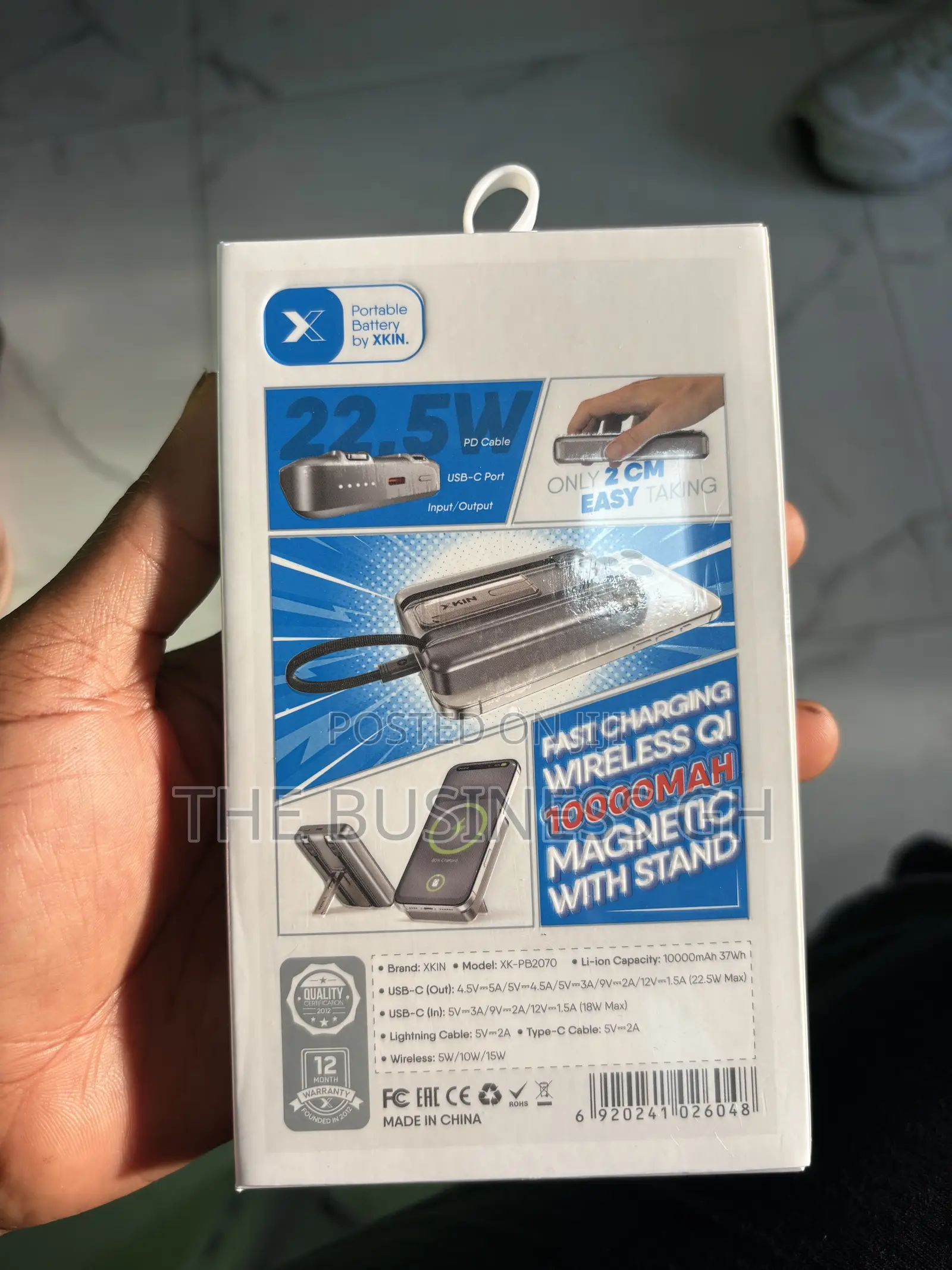 XKin 10,000 mAh Magnetic Wireless Powerbank
