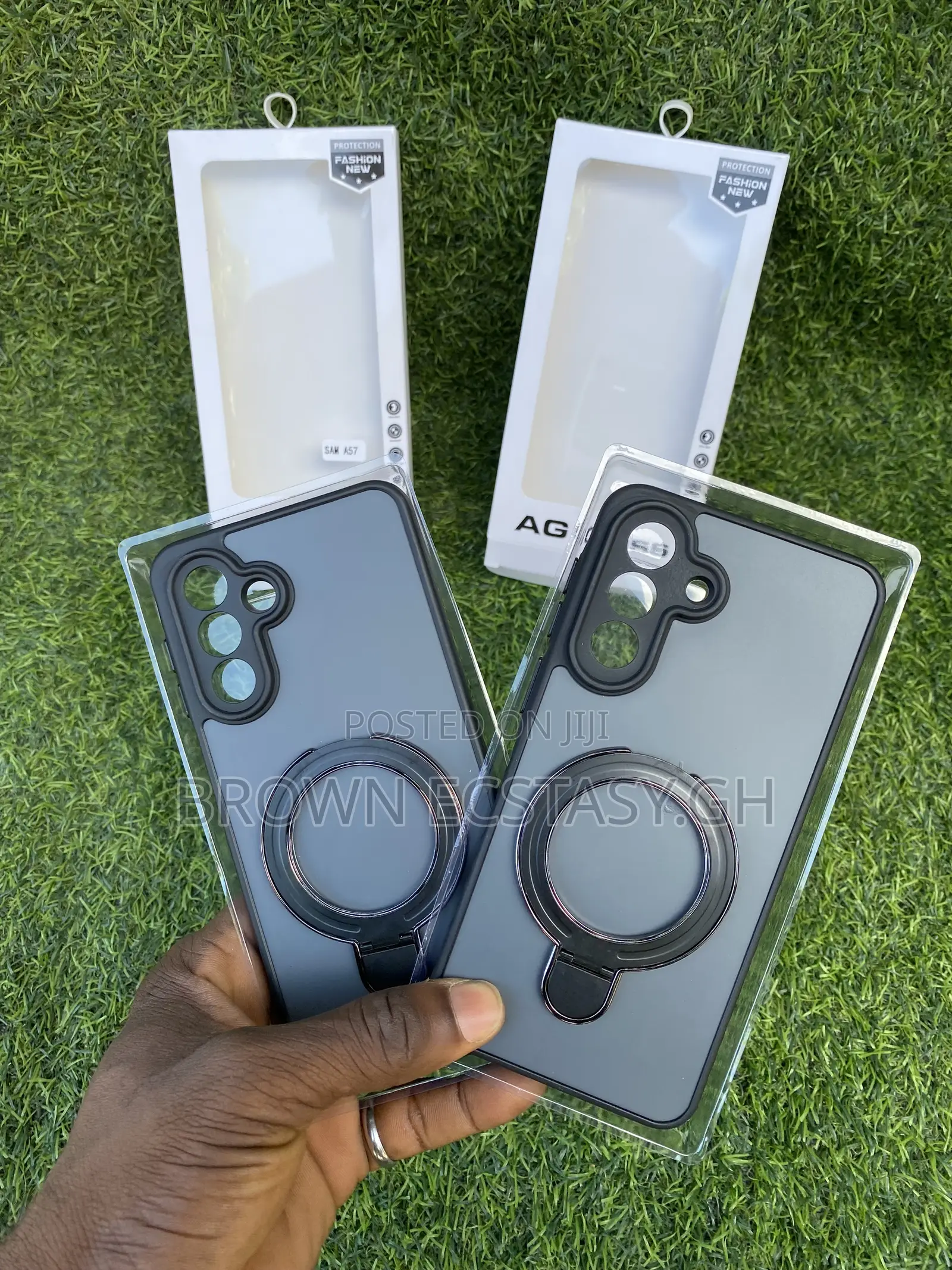 Galaxy A17/A26/A36/A56/A57 Stylish Case With Ring Stand