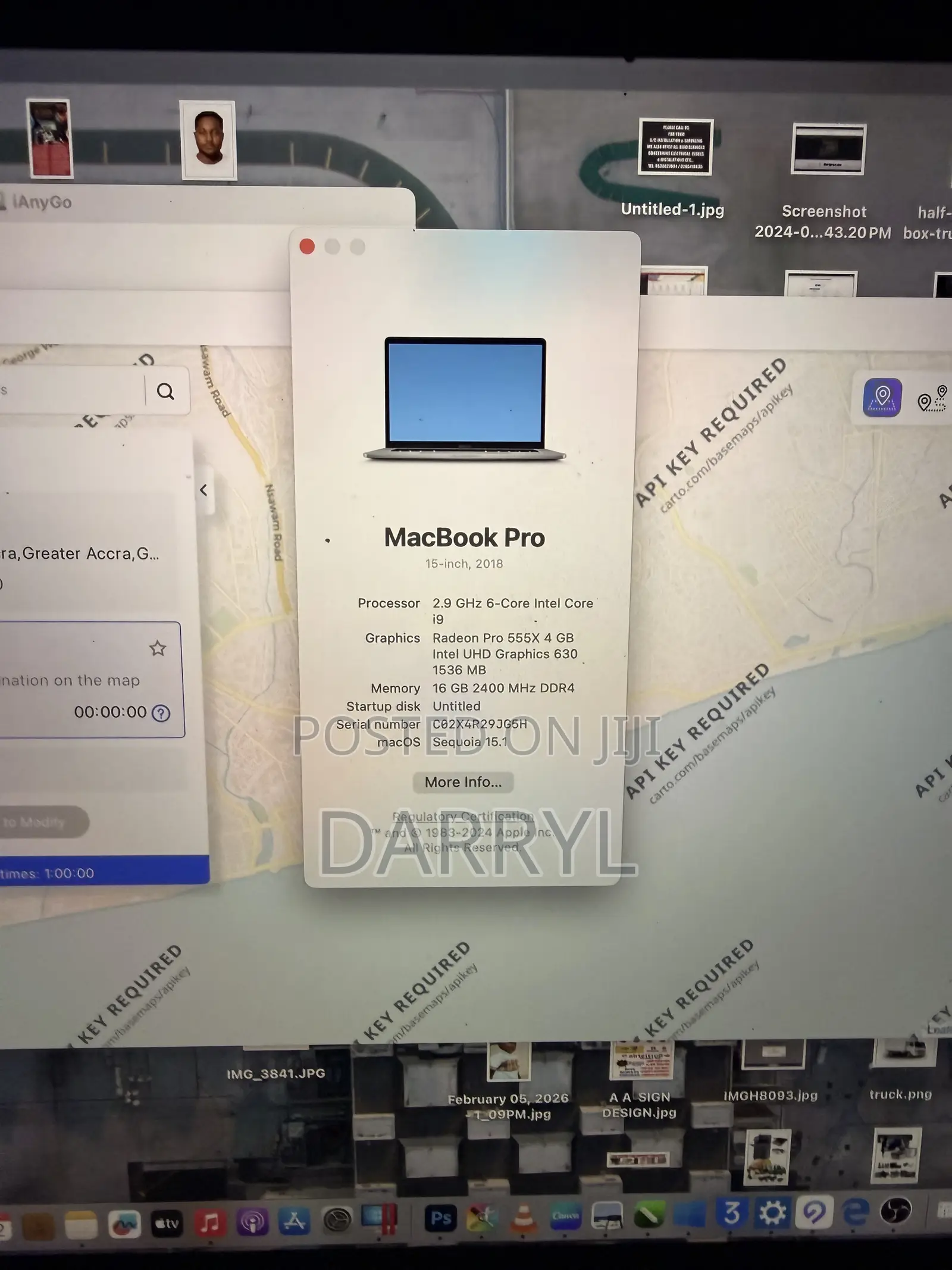 Laptop Apple MacBook Pro 2018 16GB Intel Core i9 SSD 1T