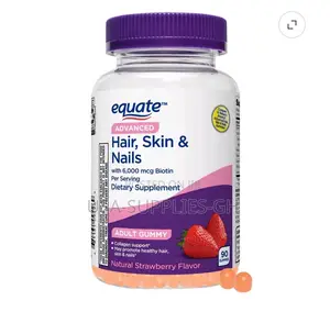 Equate Advanced Hair, Skin Nails Gummies, 90 Count From USA