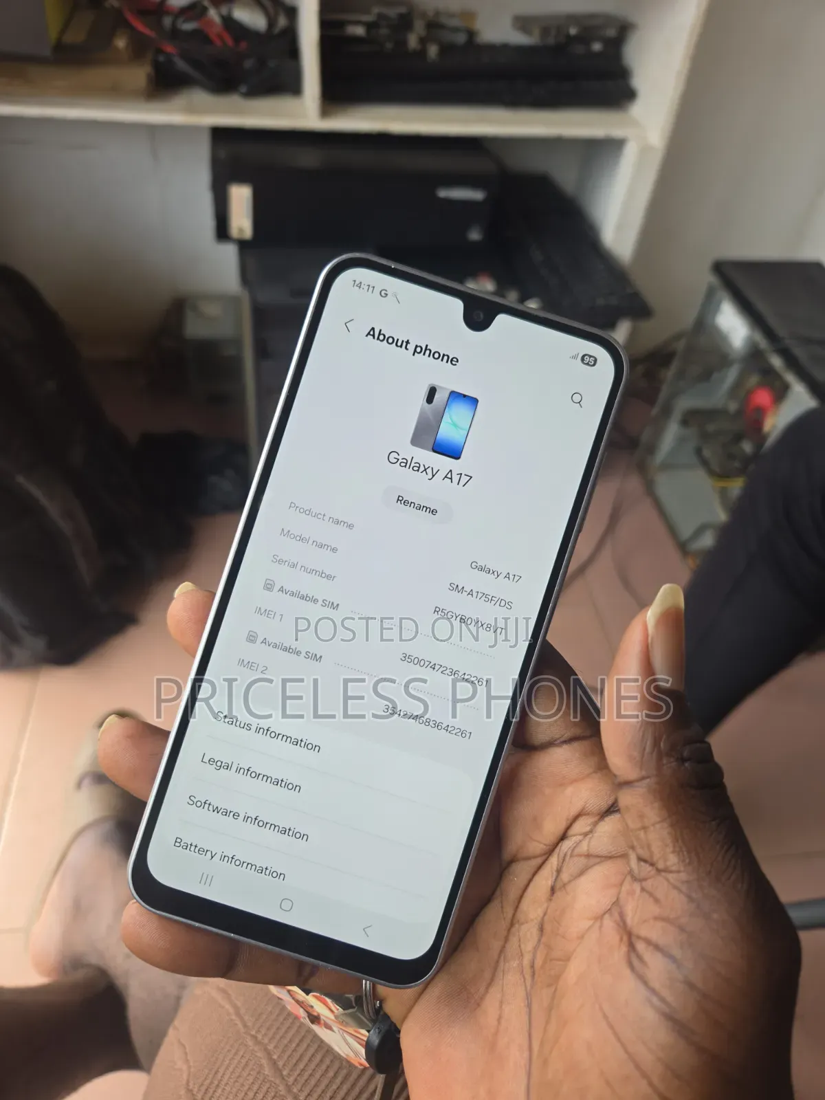 Samsung Galaxy A17 128 GB White