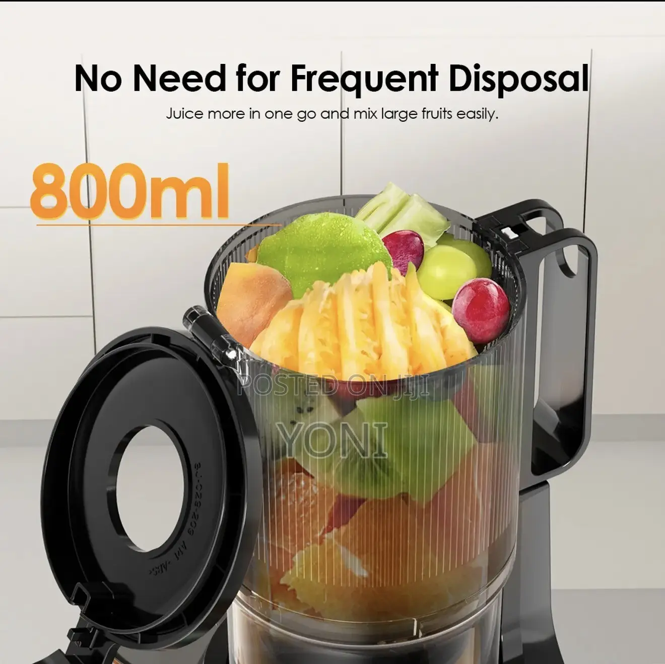 Brand New- Oraimo Easy Juice 108mm Diameter 800ML Slow Juice