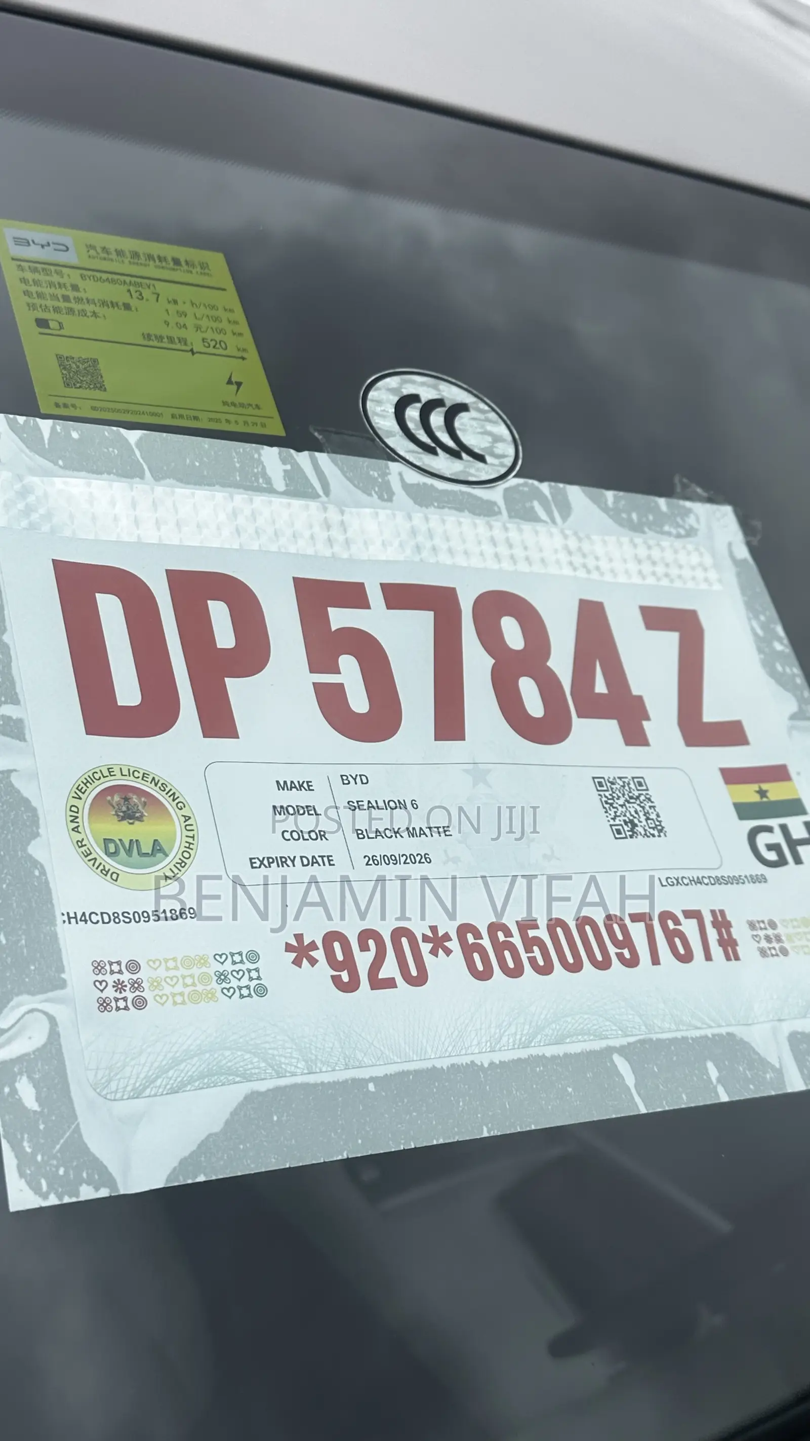 New BYD Sealion 06 EV 2025 Gray