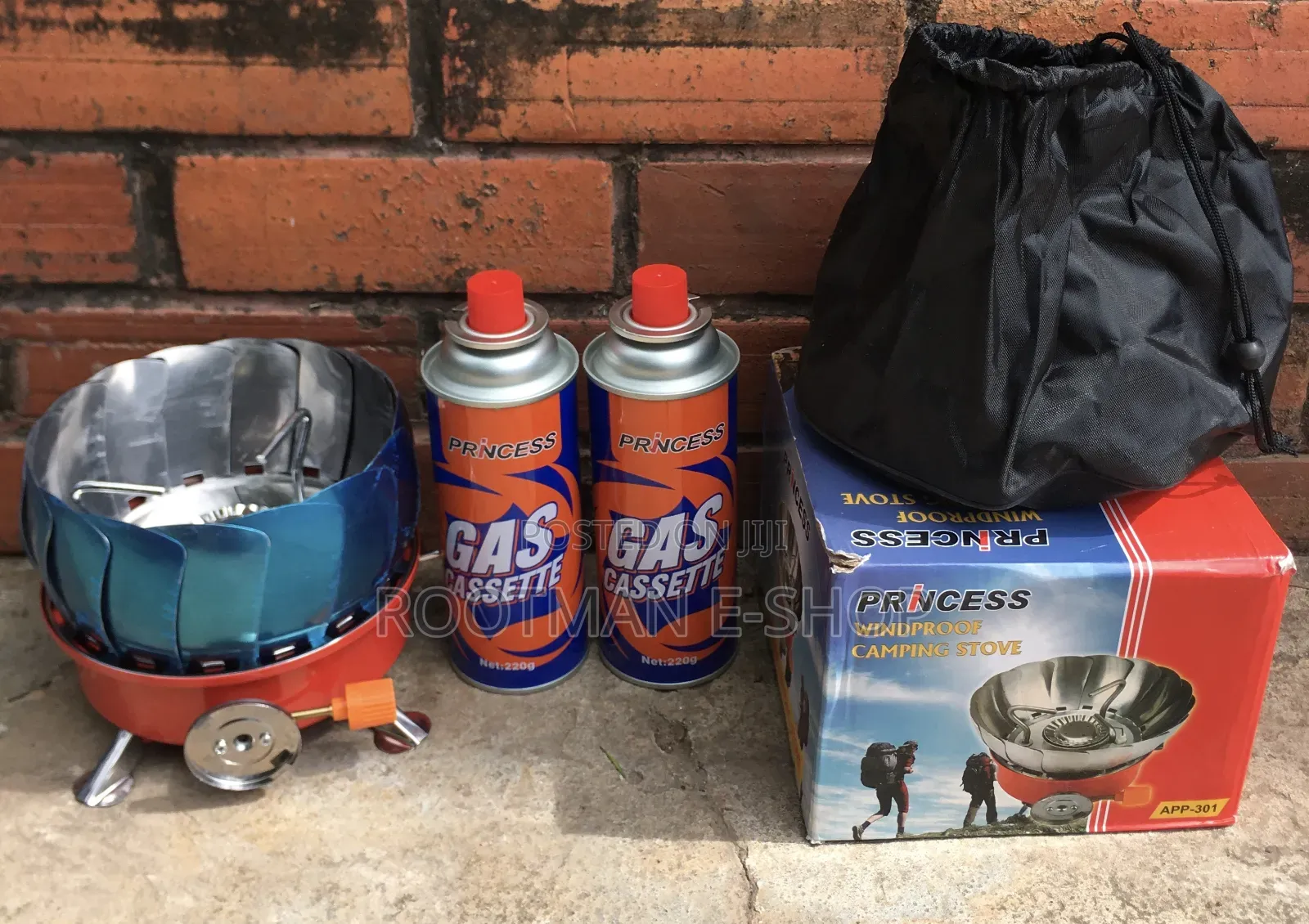 Princess Windproof Camping Stove (2 Refill Gas)