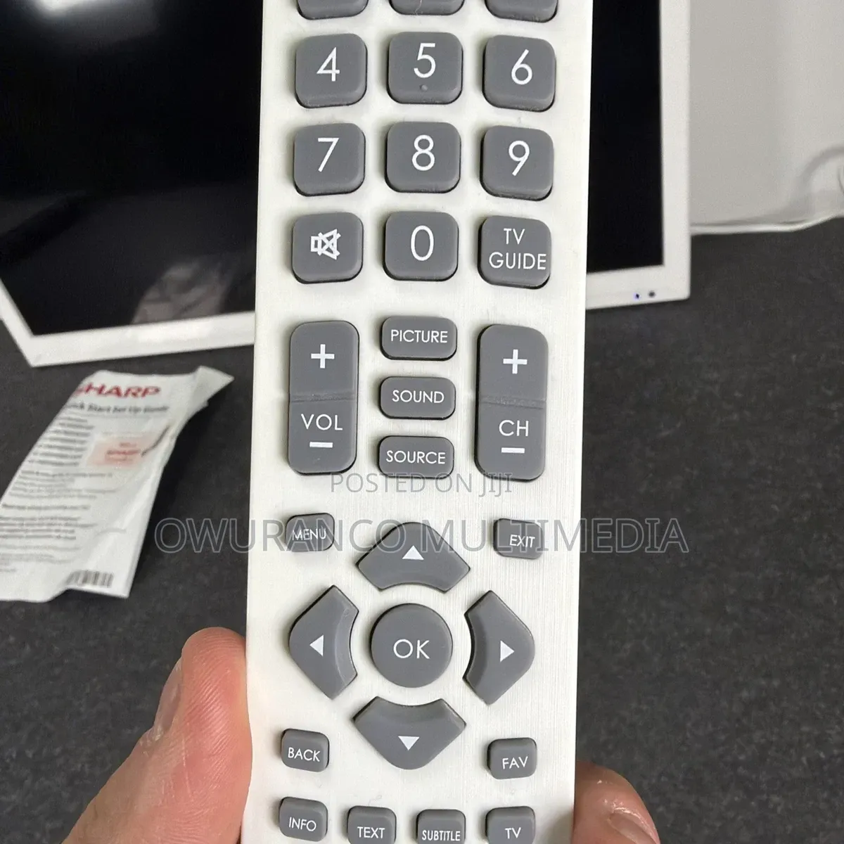 Sharp Aquos 24" T2 , S2 Hd Led Digital Satellite, Model Lc-24che4012ew