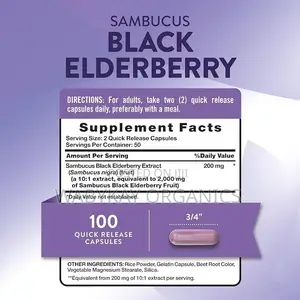 Black Elderberries 2000mg