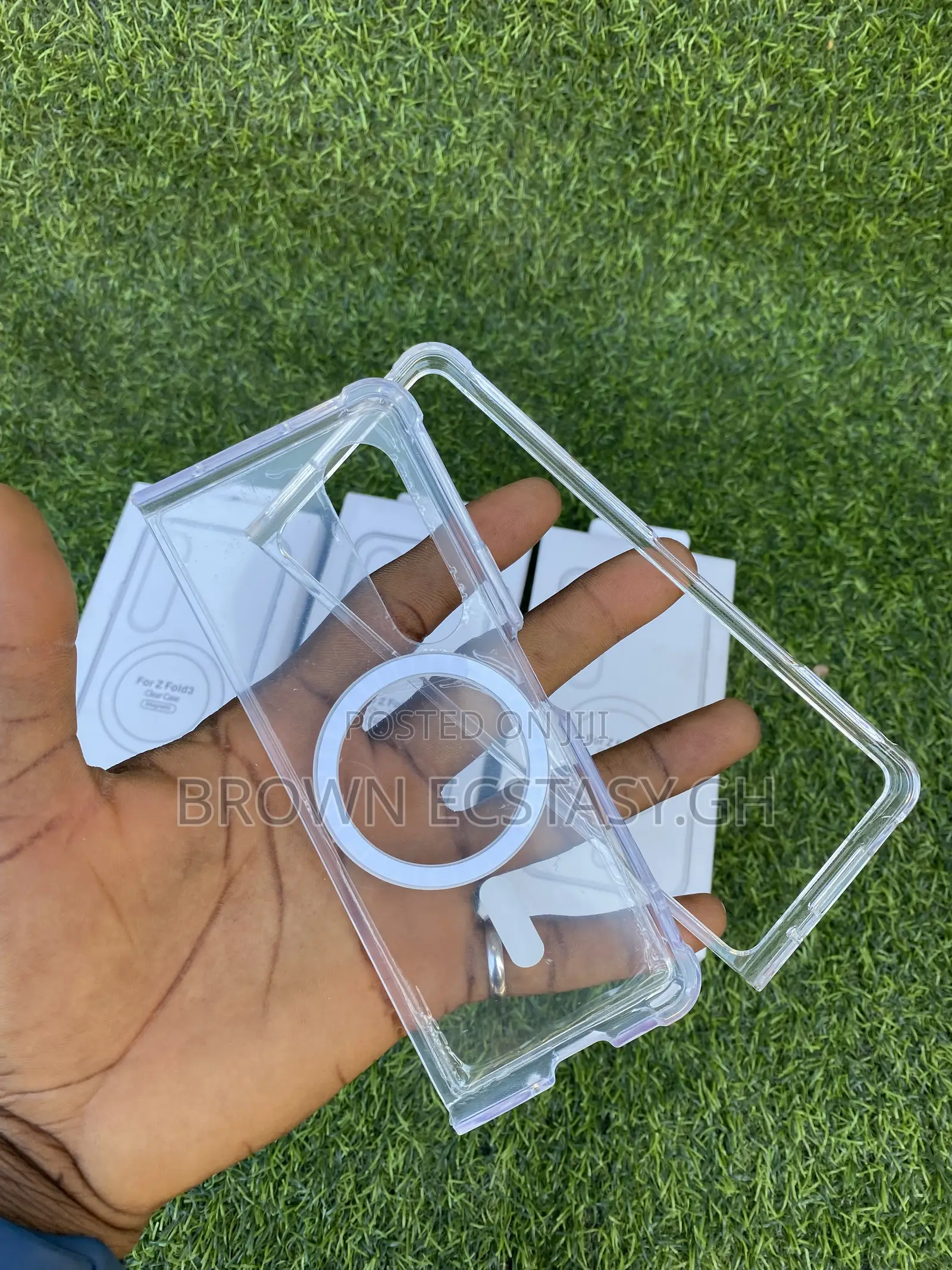 Galaxy Z Fold 3/4/5/6/7/8 Ultra Transparent Case