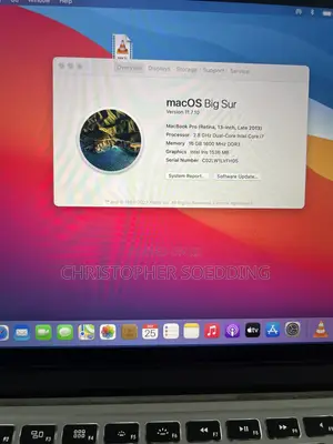 Laptop Apple MacBook Pro 2013 16GB Intel Core i7 SSD 500GB