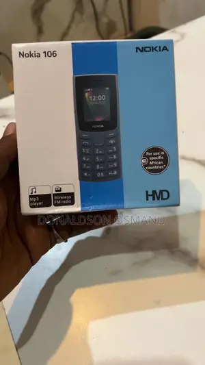 New Nokia 106 Black