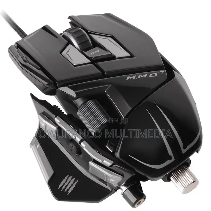 Mad Catz M.M.O.7 Gaming Mouse With All Mounts - 6400 DPI, 78 Commands
