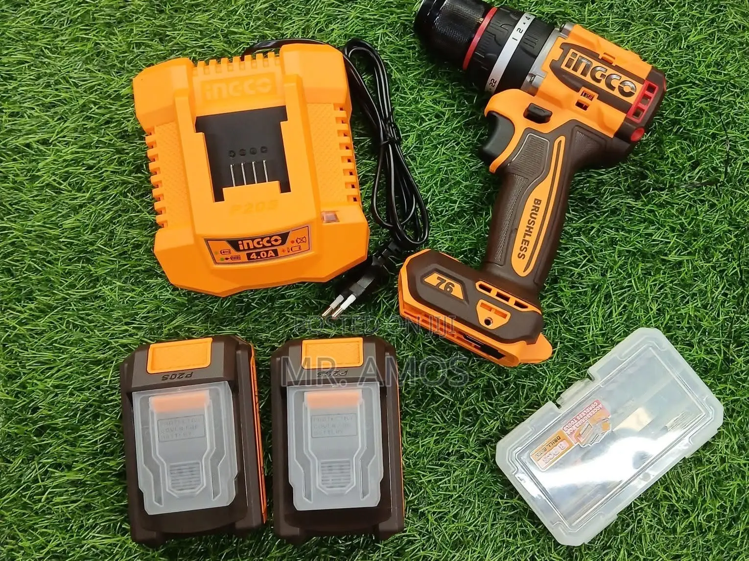 76Nm Cordless Impact Drill Kit With 47PCs Accessories - Cidli207686