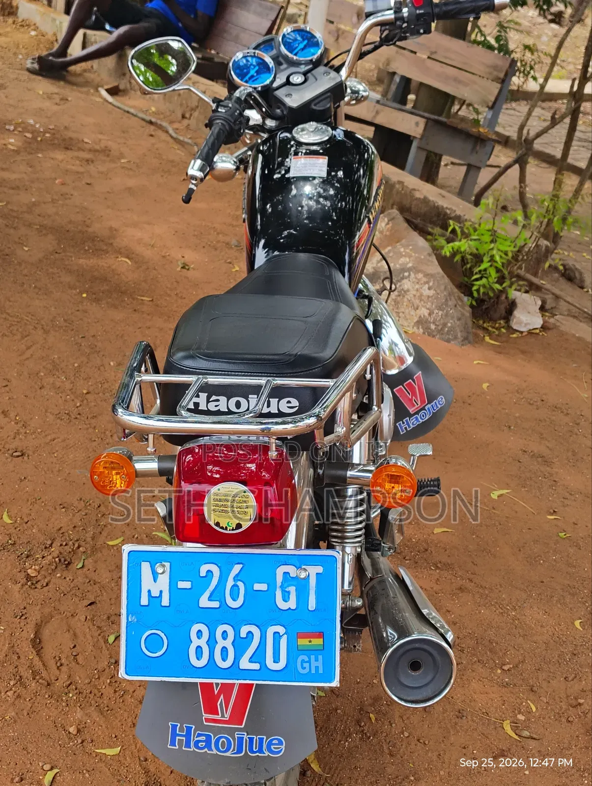 New Haojue HJ125-8K 2026 Black