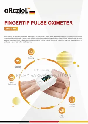 White Finger Pulse Oximeter