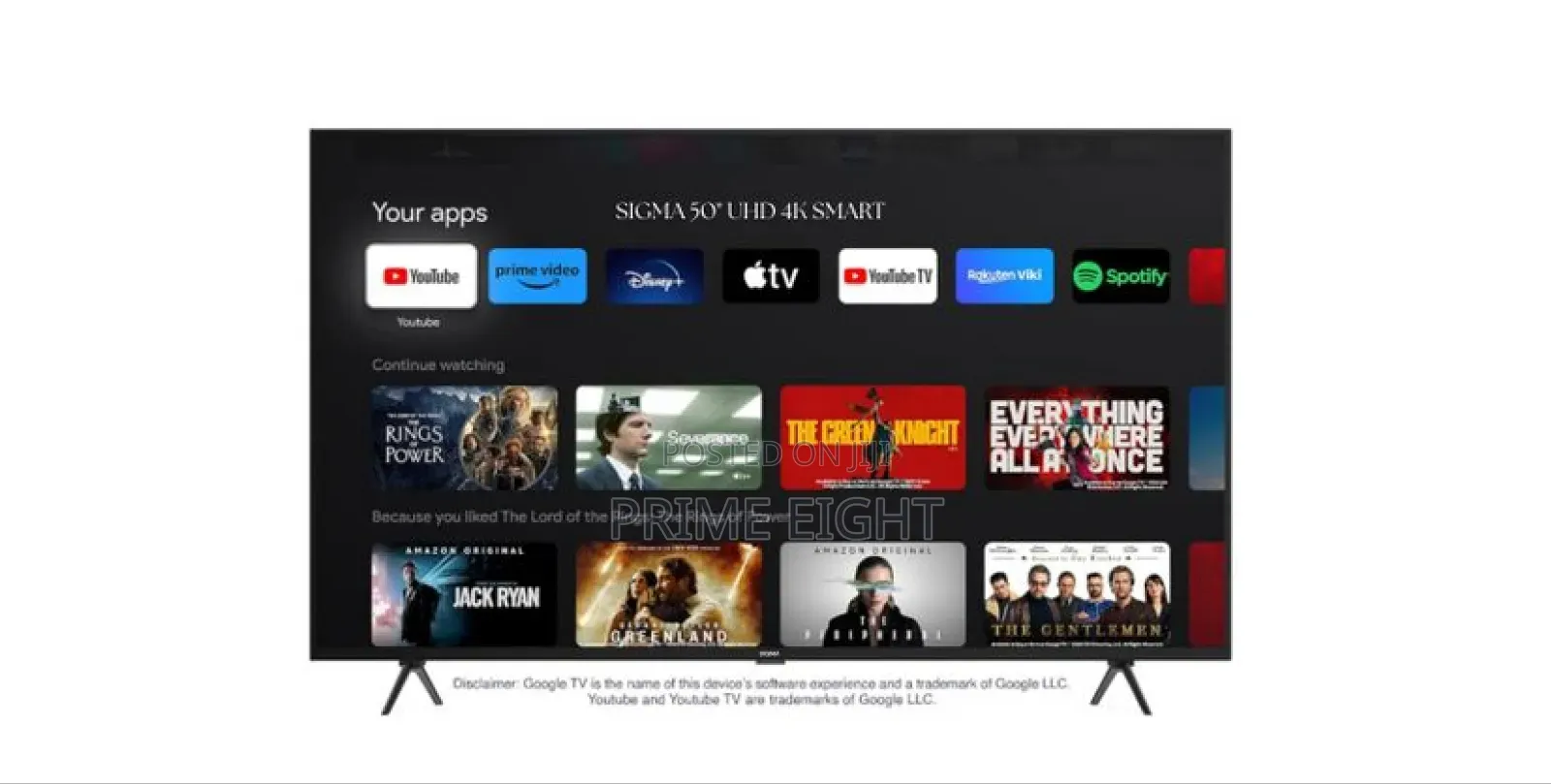 Sigma 50" Smart SIG-KU50V6-S - TV