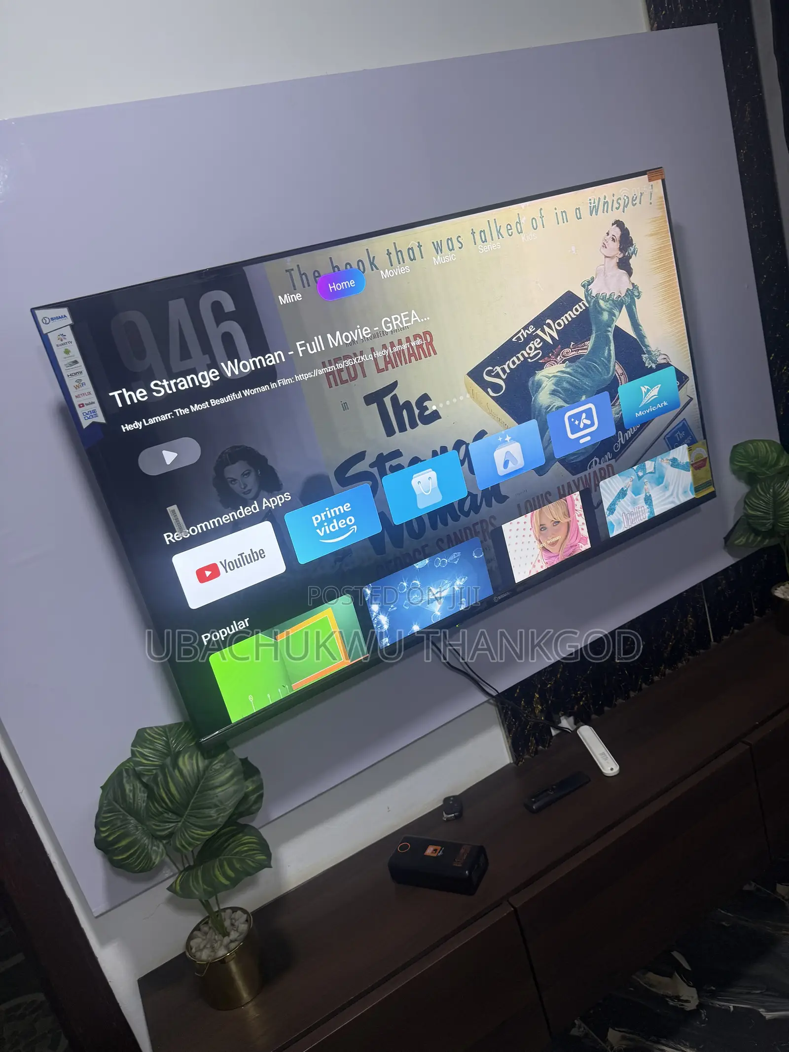 55 Inches Sigma Smart HD TV
