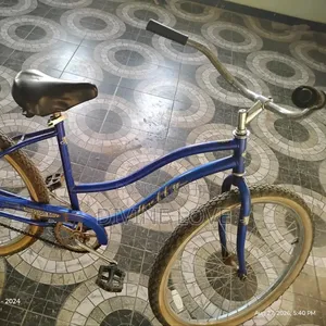 Blue Bicycle Solid Home Use