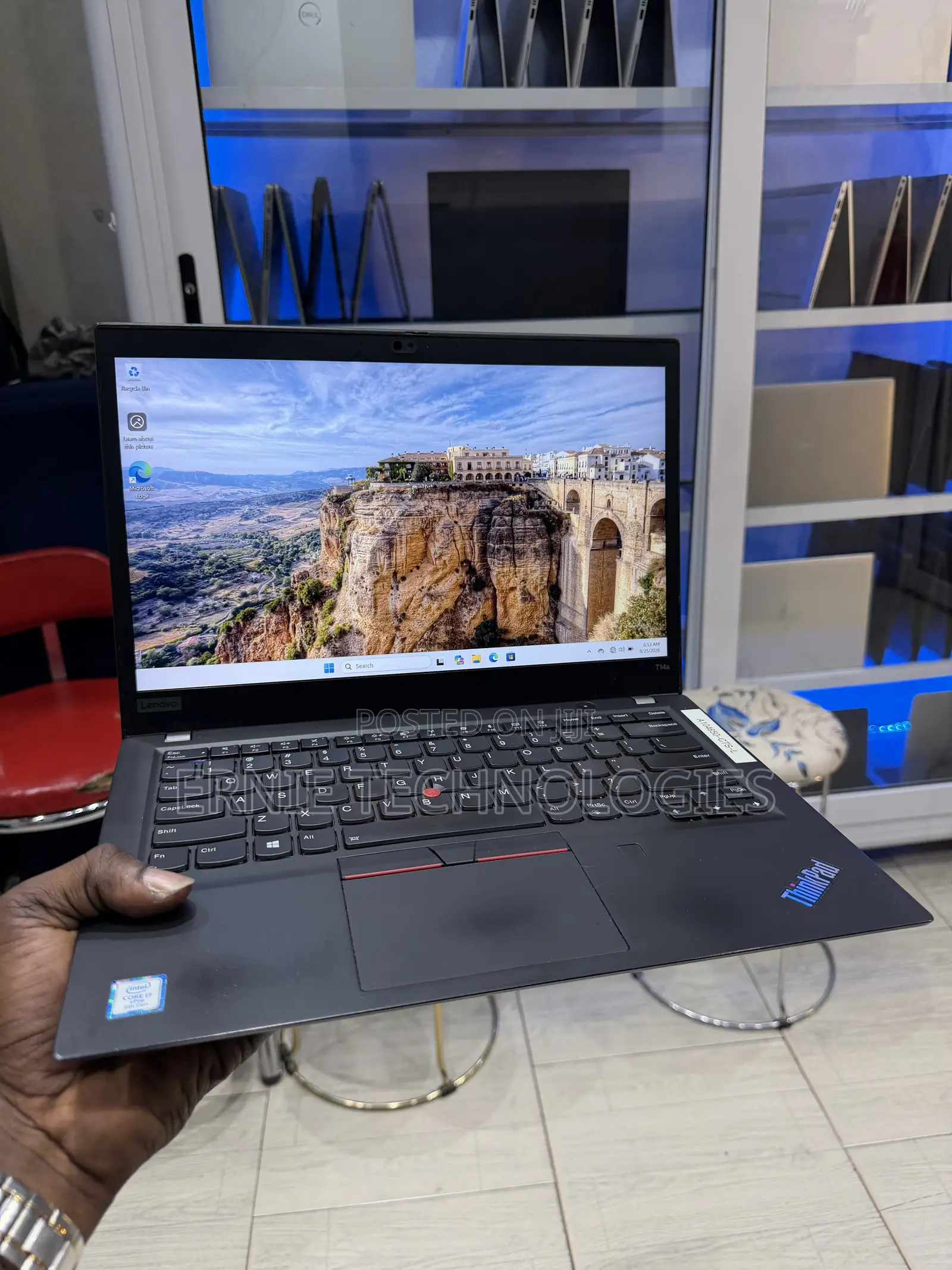 Laptop Lenovo ThinkPad T14 16GB Intel Core i7 SSD 256GB