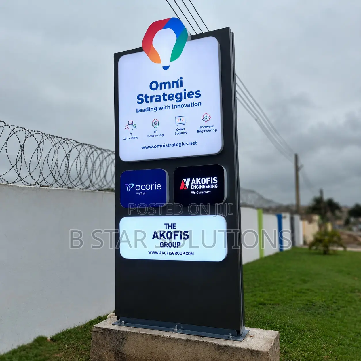 Pylon Signs for Shops Offices