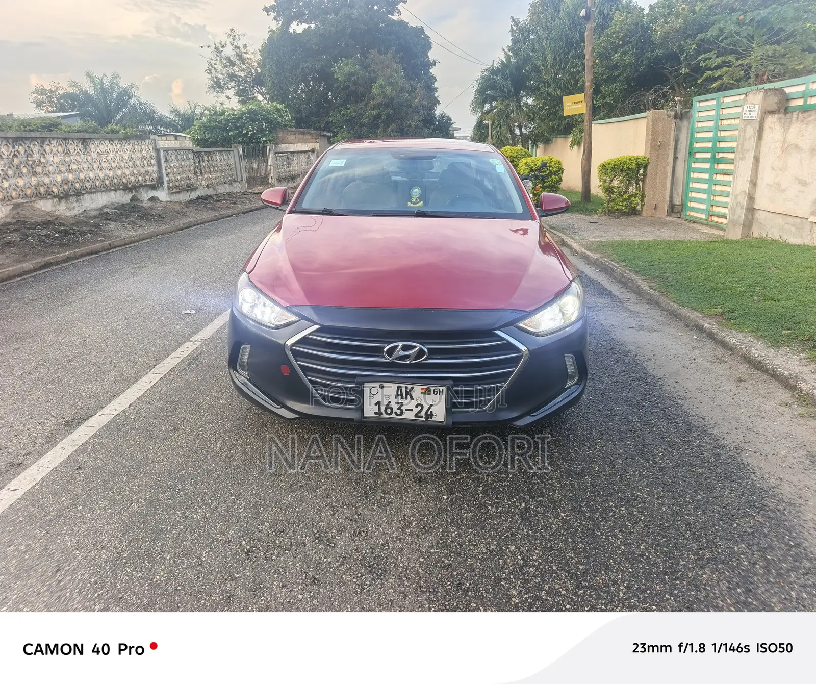 Hyundai Elantra 2017 Red
