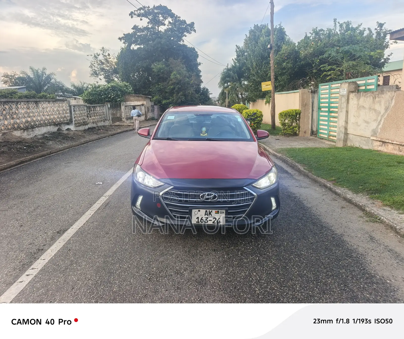 Hyundai Elantra 2017 Red