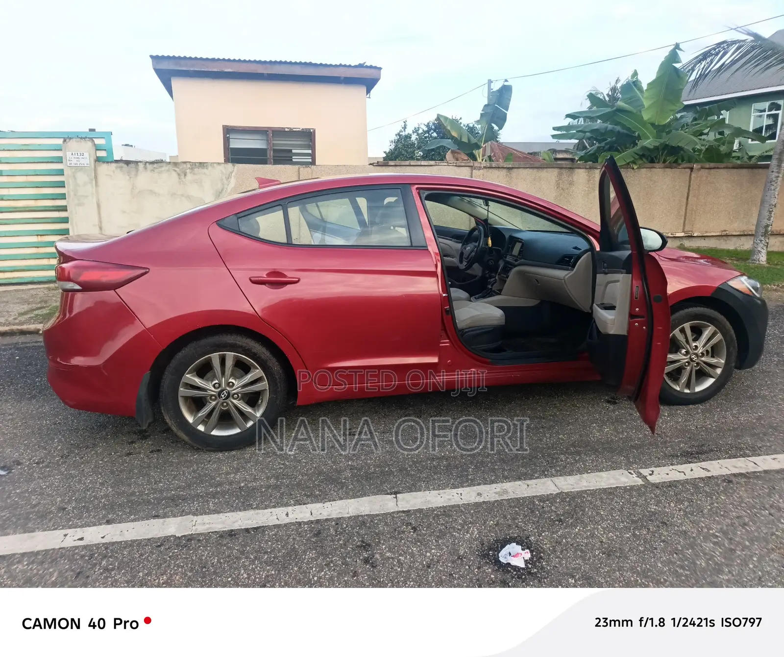 Hyundai Elantra 2017 Red