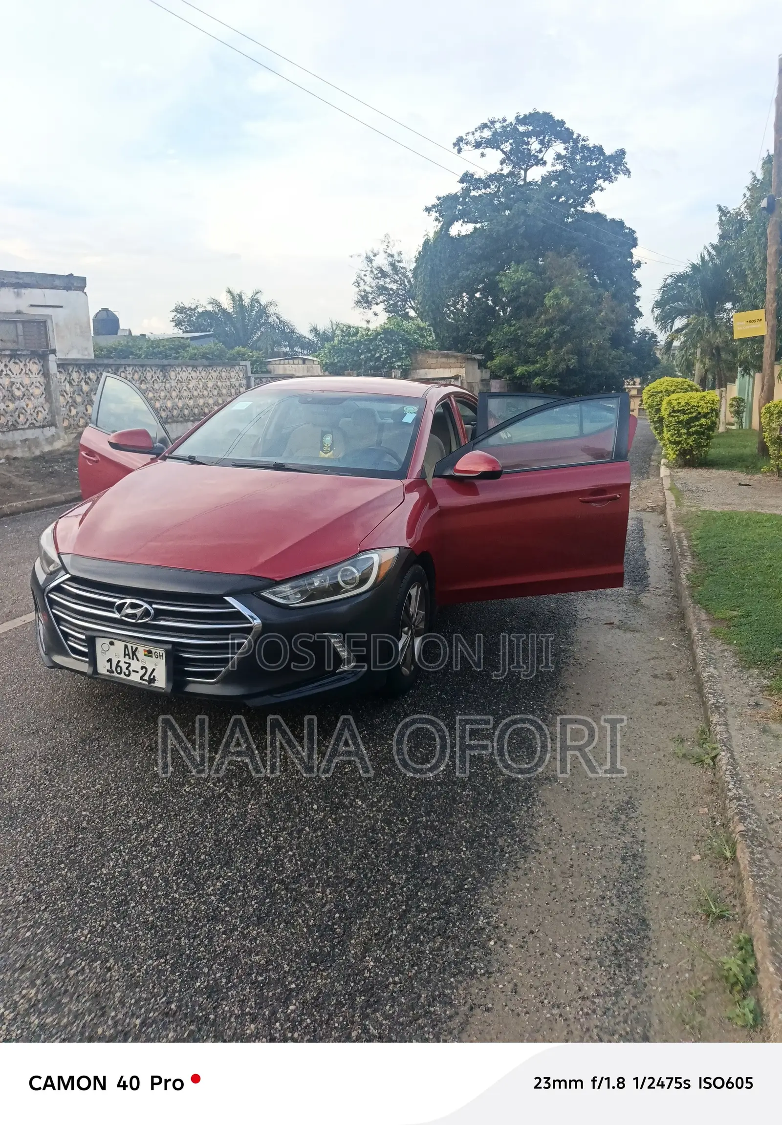 Hyundai Elantra 2017 Red