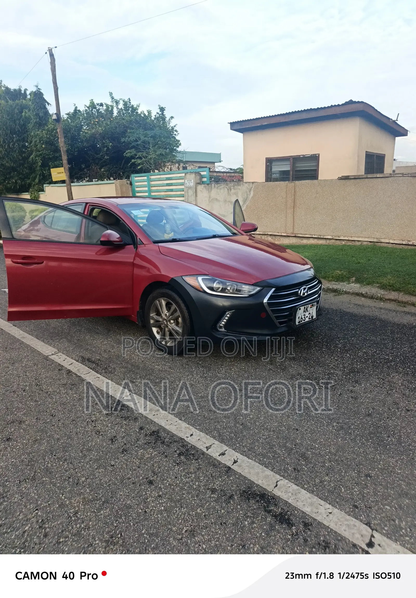 Hyundai Elantra 2017 Red