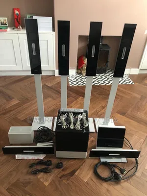 Philips Cineos HTS9800W High-End 4 Floor Standing Pillars - 800W
