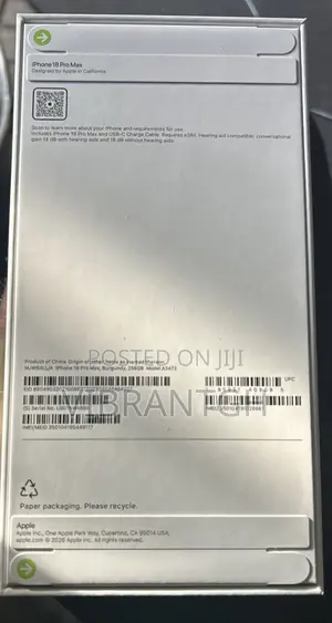 New Apple iPhone 18 Pro Max 256 GB Red