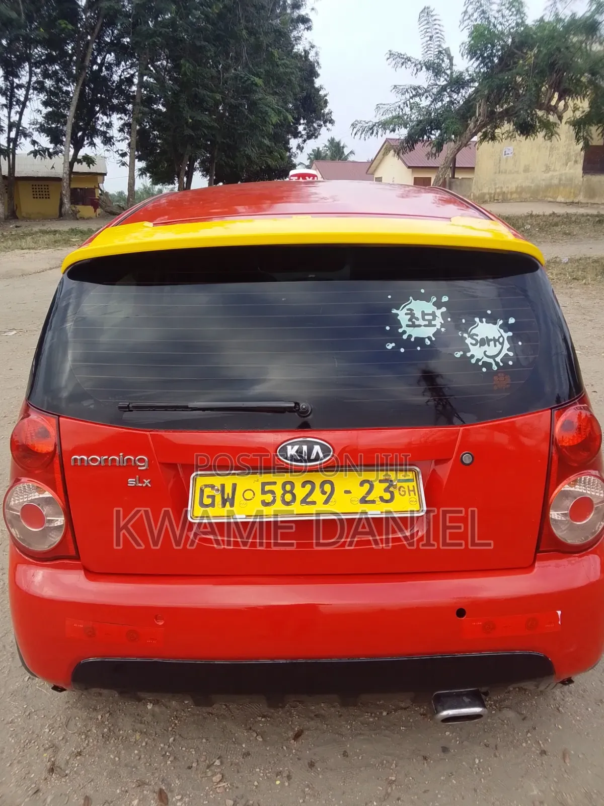 Kia Morning 2011 Red