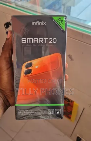 New Infinix Smart 20 64 GB Black