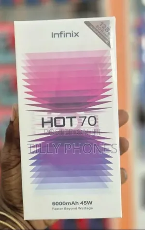 New Infinix Hot 70 128 GB Blue