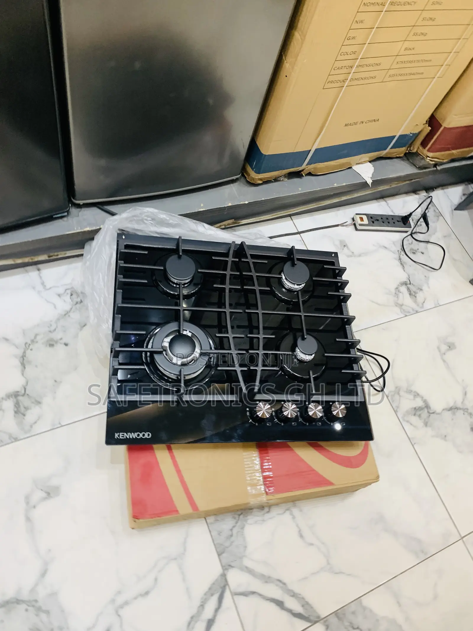 Check Original Inbuilt 60cm 4 Inbuilt Gas Hob Kenwood