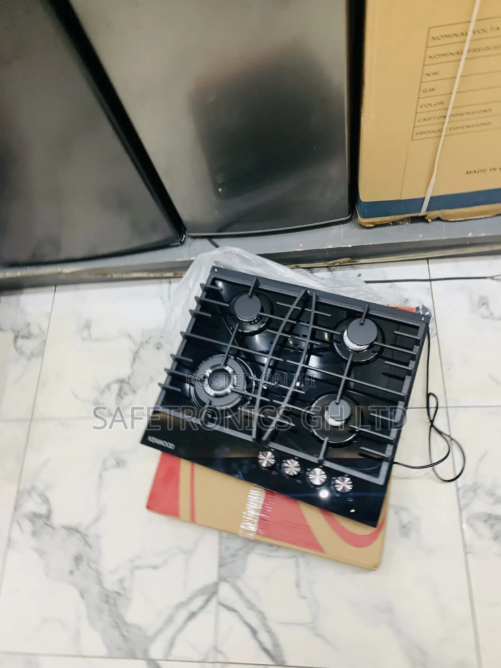 Shop Very Cool Price on Kenwood 4 Gas Hob Black Inbuilt