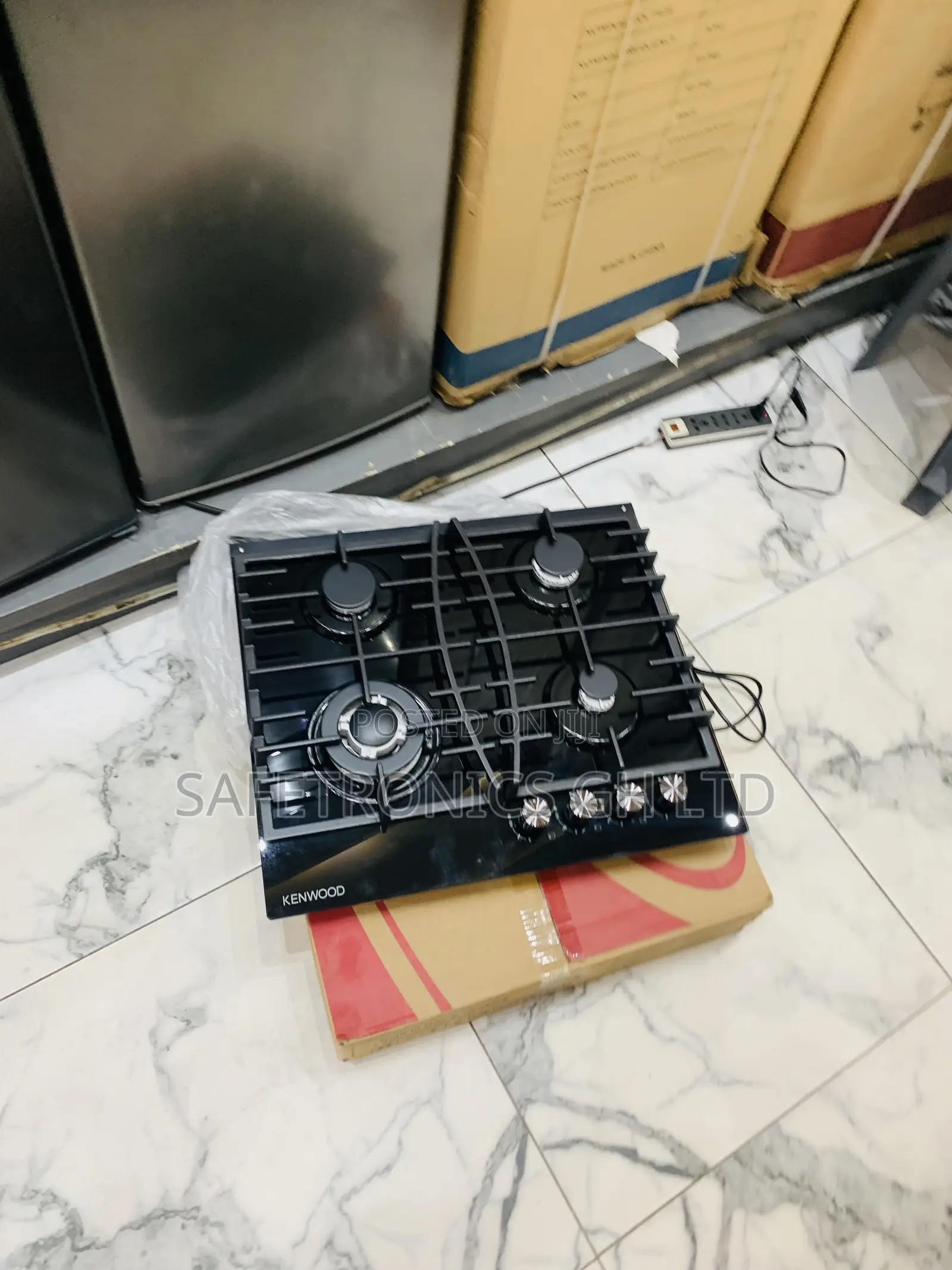Experience Great < Black Inbuilt 4 Gas Hob Kenwood 60cm
