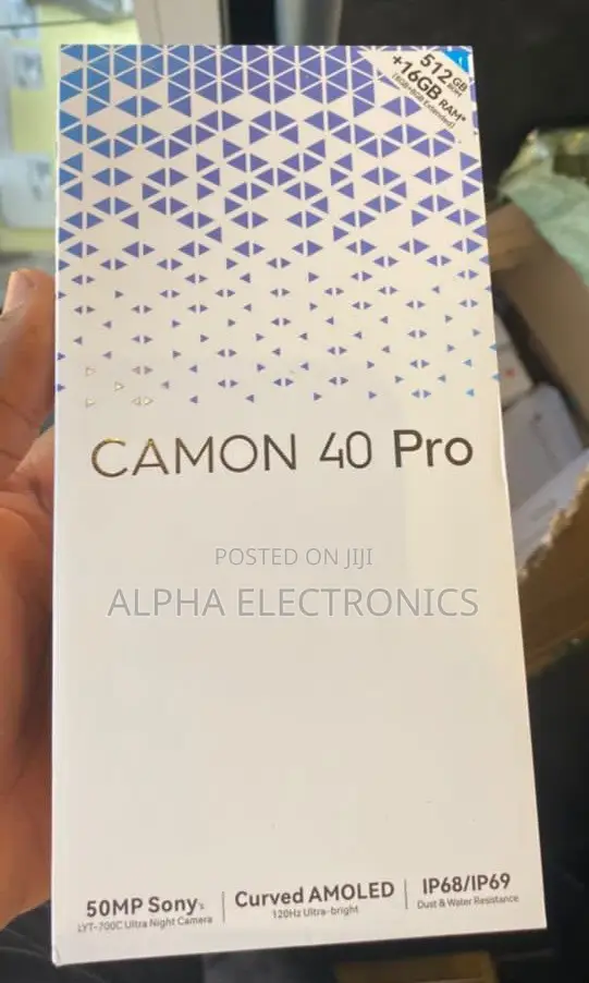 New Tecno Camon 40 Pro 5G 256 GB Blue