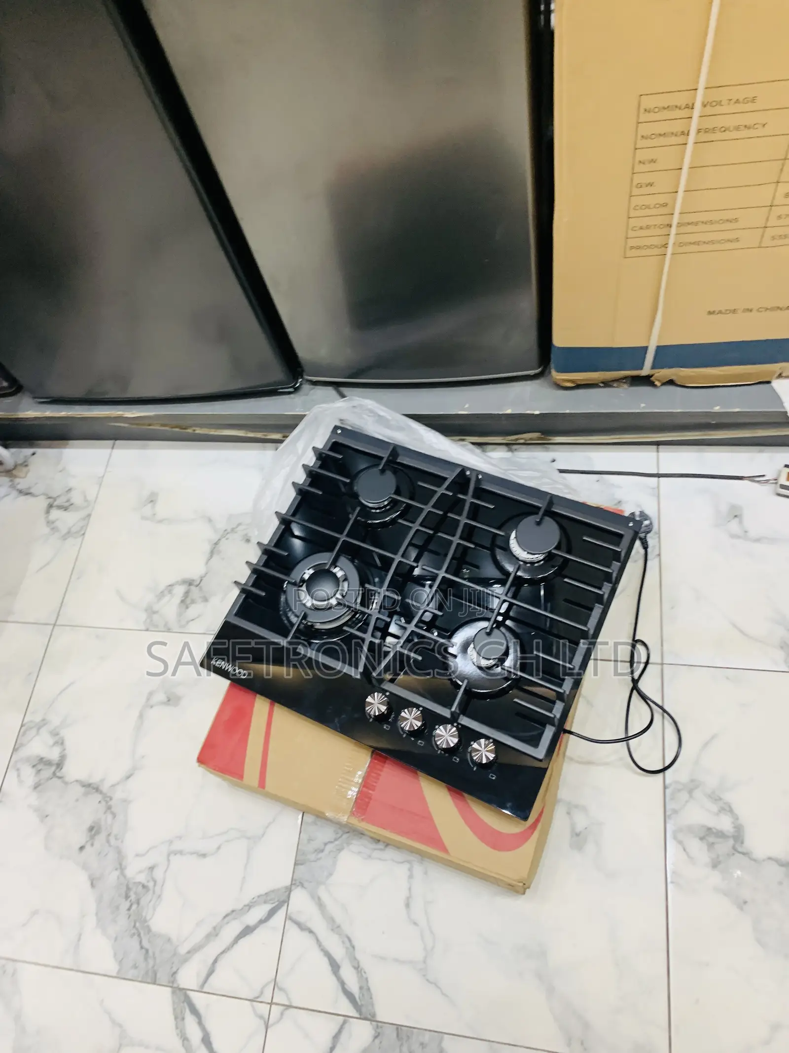 Choose Perfect ___ 60cm Black 4 Hob Inbuilt Kenwood