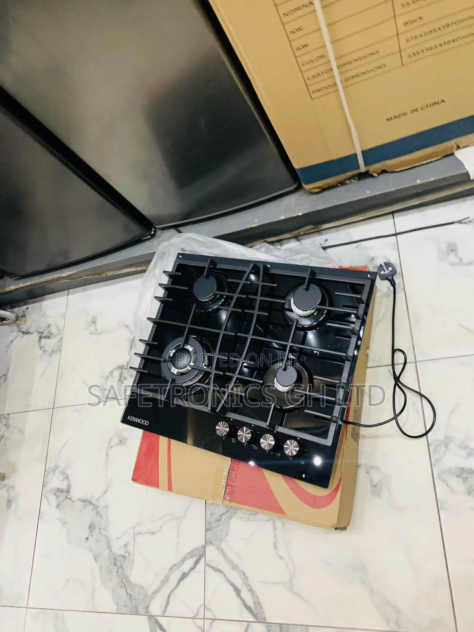 Choose Perfect ___ 60cm Black 4 Hob Inbuilt Kenwood