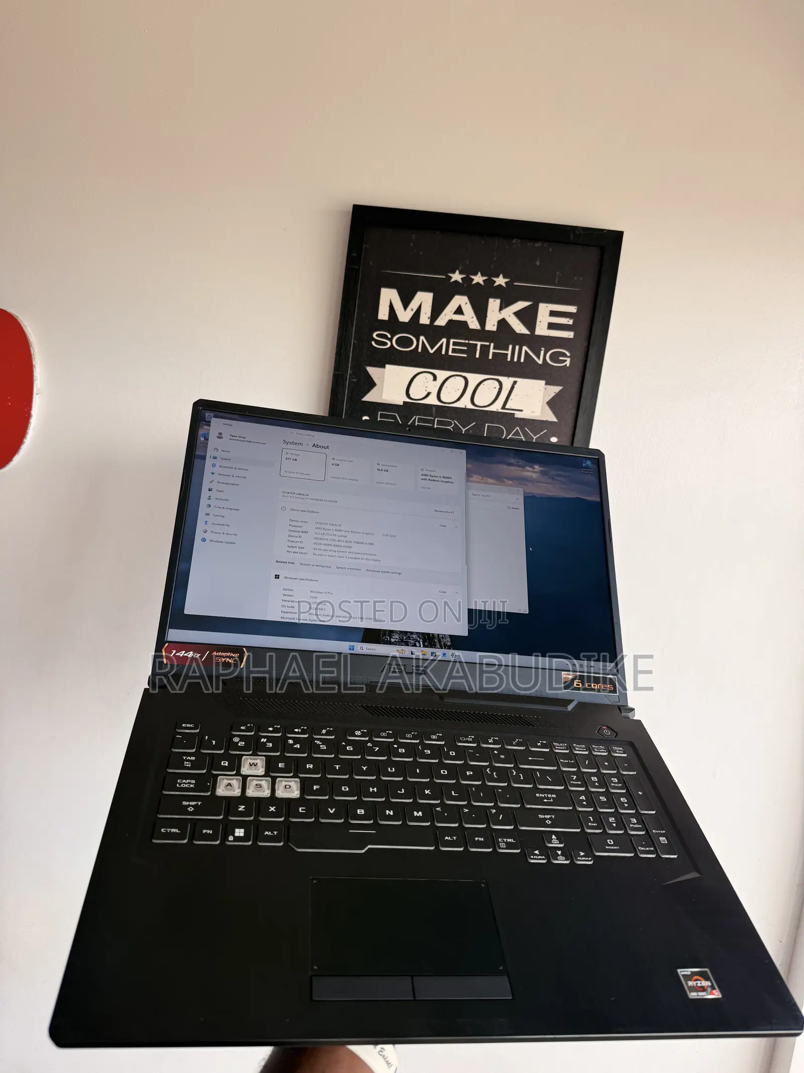Laptop Asus 16GB AMD Ryzen 5 SSD 1T
